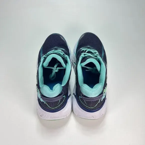 Hoka One One Clifton 3 Navy Blue Teal Shoes 1012045 MBSBD Womens Sz 11 Men's 9.5 - Picture 6 of 11